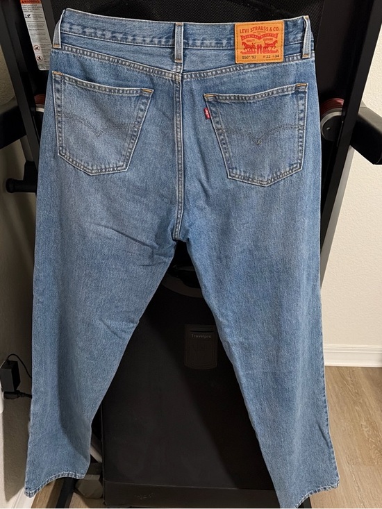 Levi's Other - Levi's 550 Straight Light Blue Denim Jeans